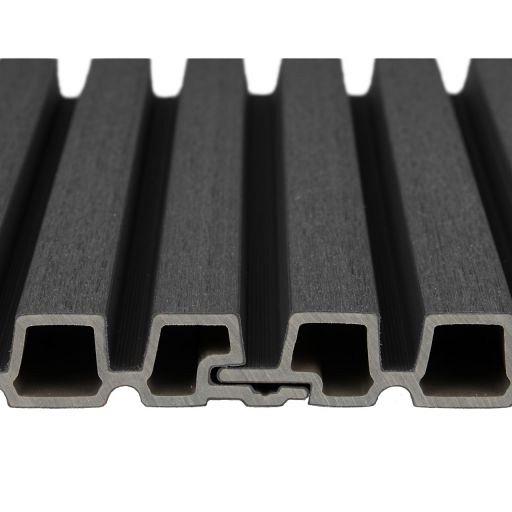 PuraTech 30 composiet gevelbekleding 3,3 x 17,0 x 390 cm Ebony Black