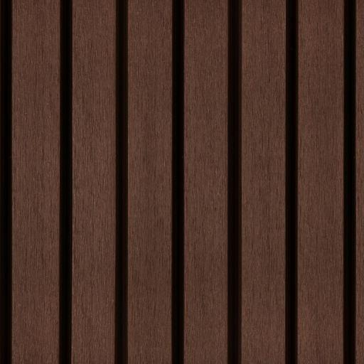 PuraTech 55 composiet dubbel profiel 3,3x17x390 cm, ipé, fijne houtnerf