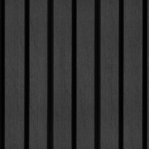 PuraTech 55 composiet dubbel profiel 3,3x17x290 cm, ebony black, fijne houtnerf