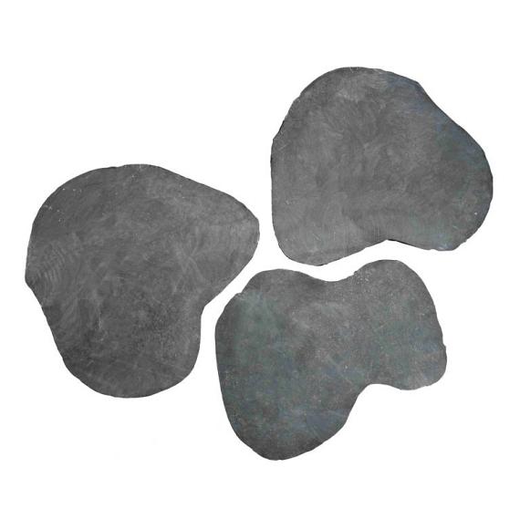 Flagstone per stuk, Desert Black, geschuurd ca. 5 stuks per m2 (Afname per kist à 50 stuks)