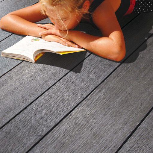 WPC 22,5x138mm 5m Fiberdeck Vintage Graphite / Wengé FSC®100%