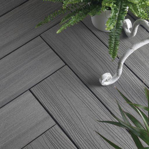 WPC 22,5x138mm Fiberdeck Harmony Ocean Grey V2 massief FSC®100% FSC®-C003450