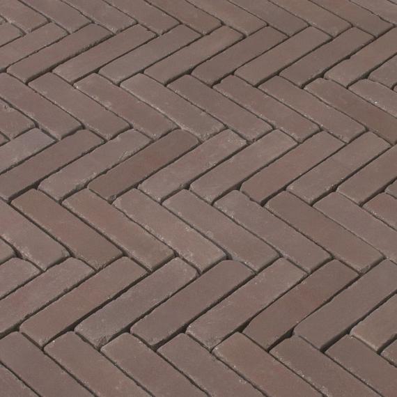 Gebakken klinker dikformaat 20,4x6,7x6 cm - roodbruin