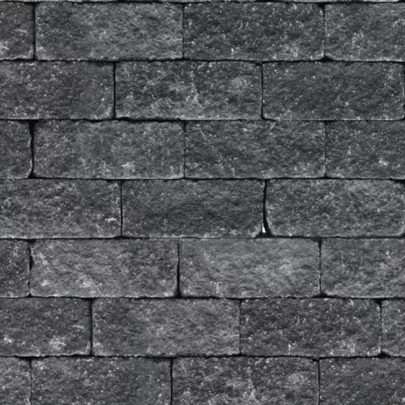 Wallblock Tumble 12x12x30 Antraciet