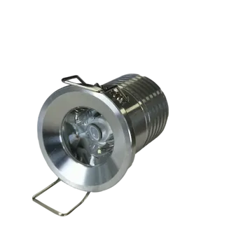 Verlichtingsspot zilver, 12V, 32mm (losse spot)