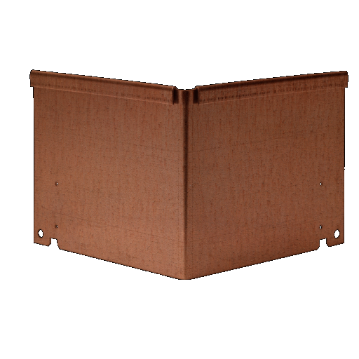 Inwendige hoek Kantopsluiting Single / Flex 27.7 cm corten