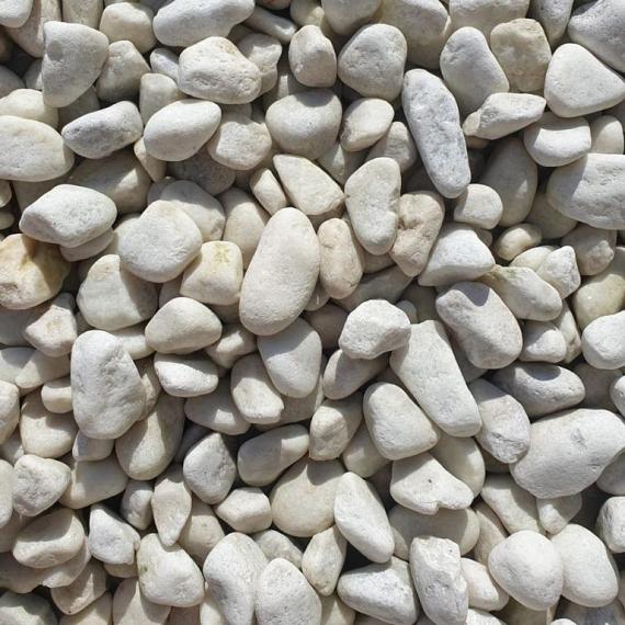 Grind | Polar White Rond 25/40 mm | Bigbag | 1 m3 | 1600 kg