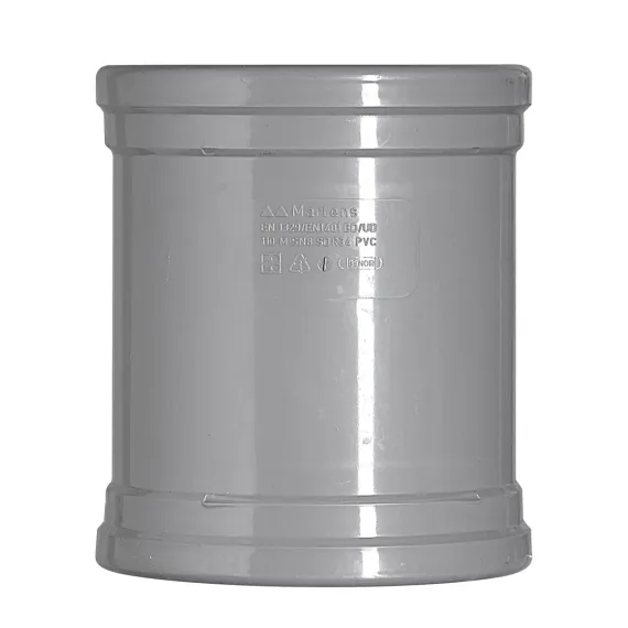 Pvc hwa 125 mm SN8 steekmof 2x manchet