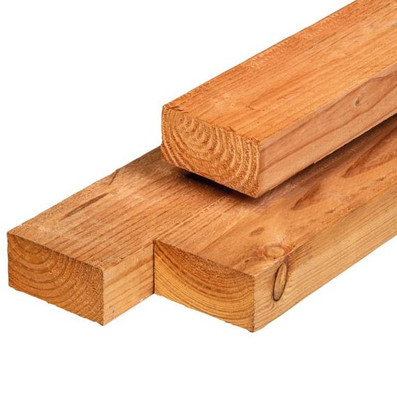 Douglas ligger fijnbezaagd 5x10x400cm