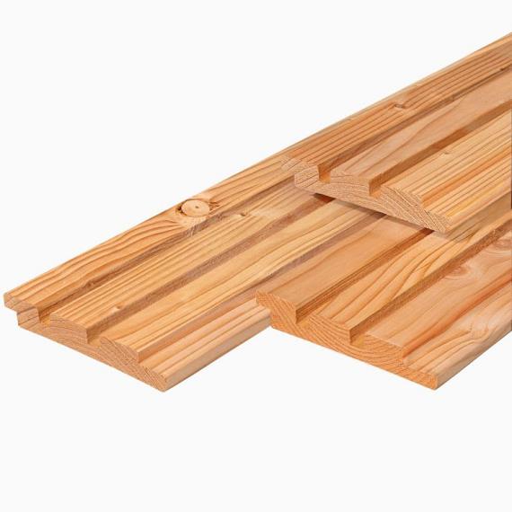 Douglas triple profiel plank geschaafd 1,9x13x245 cm