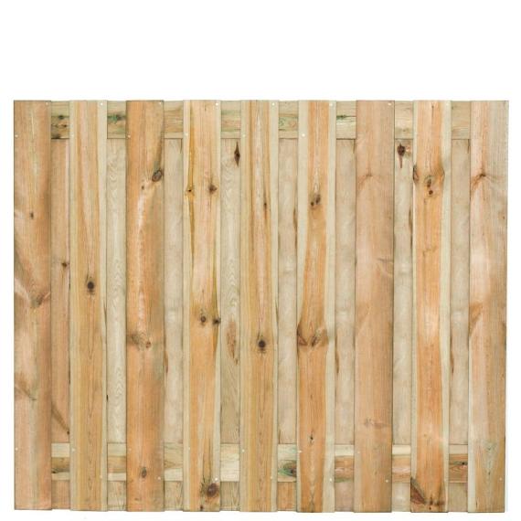 Grenen tuinscherm geïmpregneerd geschaafd 19 planks (17+2) 150x180cm