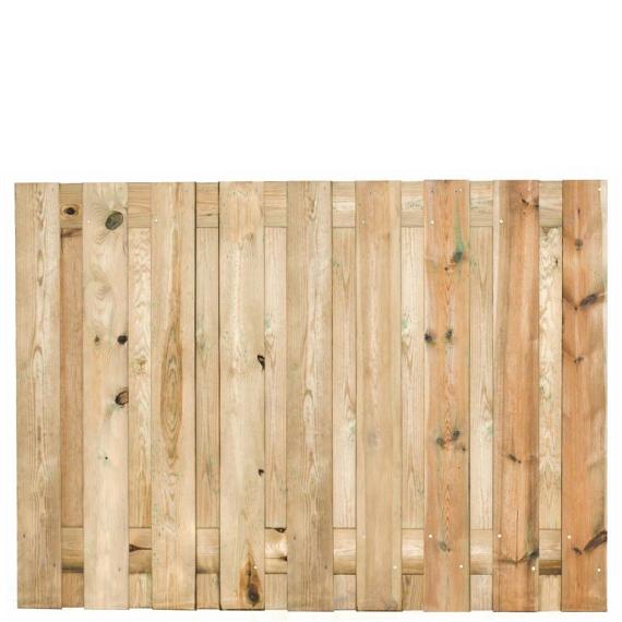Grenen tuinscherm geïmpregneerd geschaafd 19 planks (17+2) 130x180cm