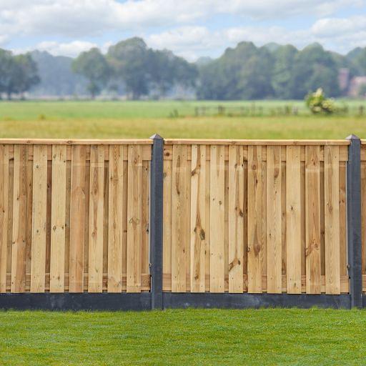 Grenen tuinscherm geïmpregneerd geschaafd 21 planks (19+2) 130x180cm