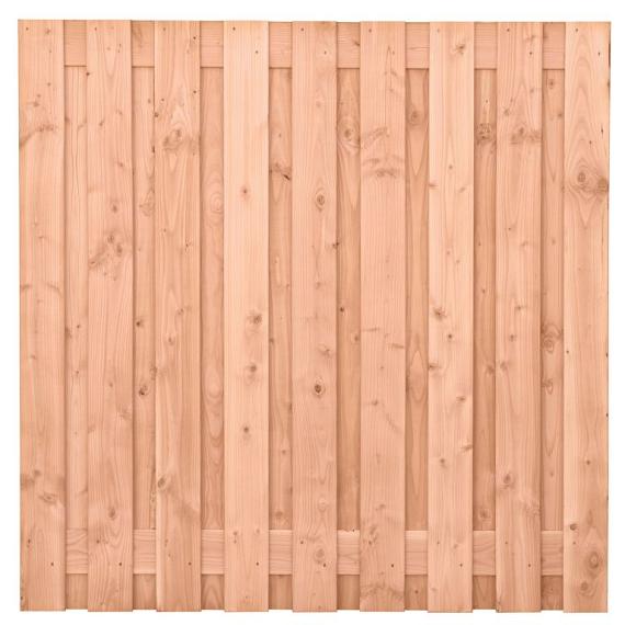 Douglas tuinscherm geschaafd 19 planks (17+2) 180x180cm