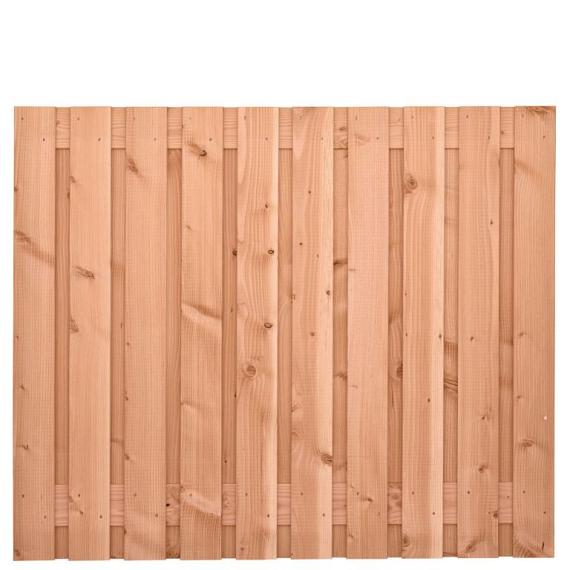 Tuinscherm Zwarte Woud, douglas, RVS-geschroefd, 21-planks (19+2) 180x150 cm