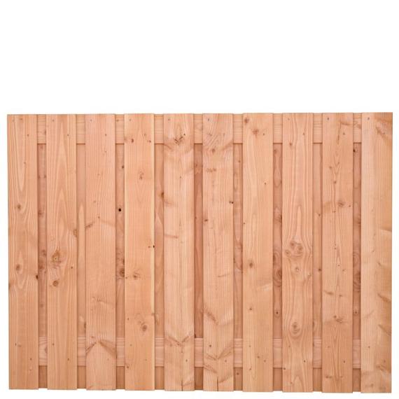 Tuinscherm Zwarte Woud, douglas, RVS-geschroefd, 21-planks (19+2) 180x130 cm