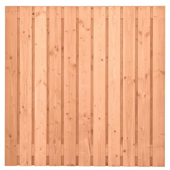 Tuinscherm Harz, douglas, RVS-geschroefd, 23-planks (21+2) 180x180 cm