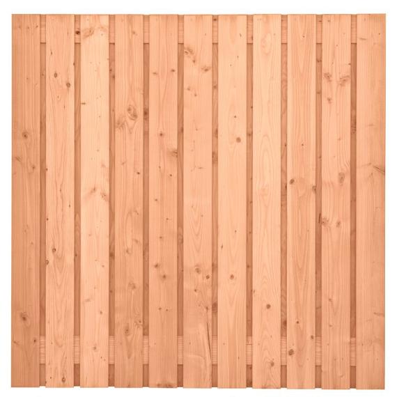 Tuinscherm Harz, douglas, RVS-geschroefd, 23-planks (21+2) 180x180 cm