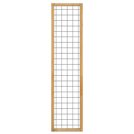 Gaaselement met kader 45x45mm - H180xB45cm GEÏMPREGNEERD