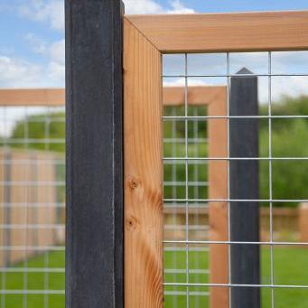 Gaaselement met kader 45x70/robuust - H180xB180cm douglas