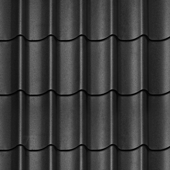 Dakpanprofielplaten mat zwart Set DHZ Kapschuur Goor
