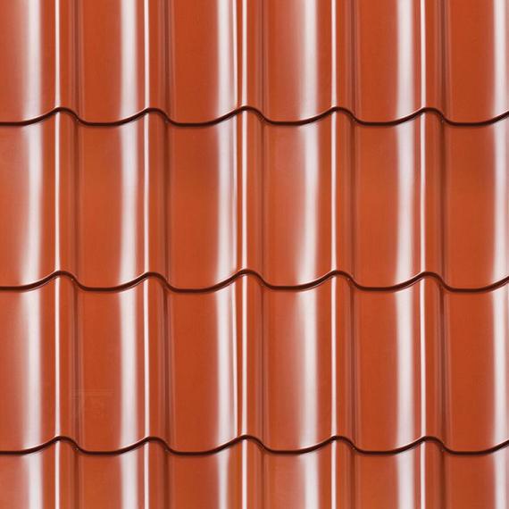 Dakpanprofielplaten terracotta, Bergen L Type 5 - 8