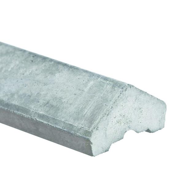 Beton-afdekkap wit/grijs diamantkop - 180cm