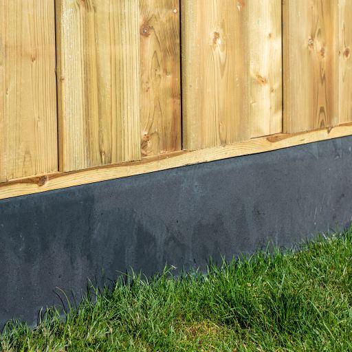 Beton-onderplaat antraciet - H24xD3.5xL184cm