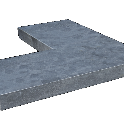 Hoek Blue Moon Honed Linea 50-30x50x3 cm