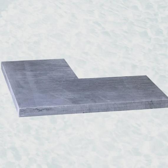 Hoek Vijv Blue Stone Honed Linea 50-20x50x3 cm