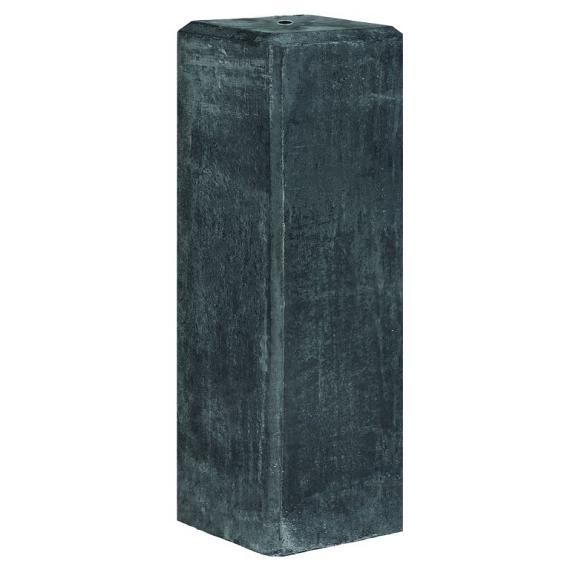 Betonpoer recht, antraciet, 22x22x40cm (met velling), M20-bus