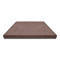 ArtiStone tegel zonder facet, gewapend  80x80x5 Roodbruin