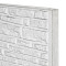Berton©-motiefplaat smal wit/grijs H26 x D4,8 x L184 cm Rustico