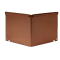 Inwendige hoek Kantopsluiting Single / Flex 10 cm corten