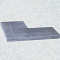 Hoek Vijv Blue Stone Honed Linea 50-20x50x3 cm