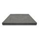 Oud Hollandse tegel zonder facet, gewapend  80x80x5 Antraciet