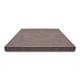 Oud Hollandse tegel zonder facet, gewapend  80x80x5 Taupe