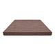 Oud Hollandse tegel zonder facet, gewapend  80x80x5 Roodbruin