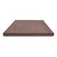 Oud Hollandse tegel zonder facet, gewapend  100x100x5 Roodbruin