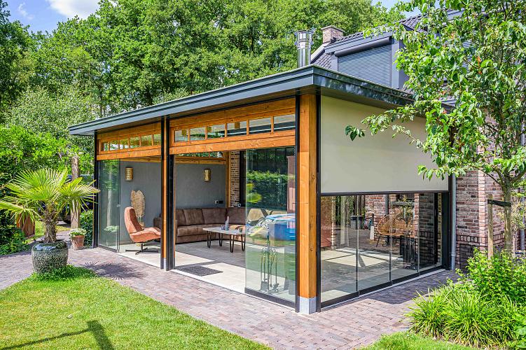 tuinkamer hout daklicht screens lunteren lr 6846 2 