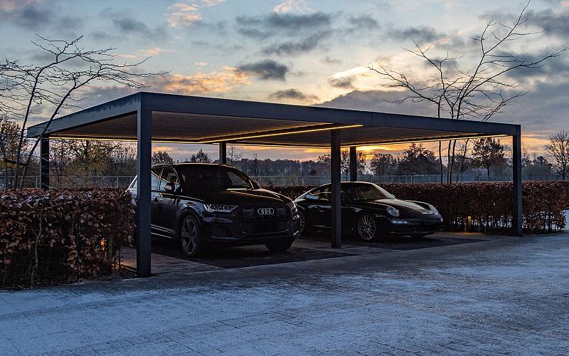 carport doppel ral7016 led stripes 2 web