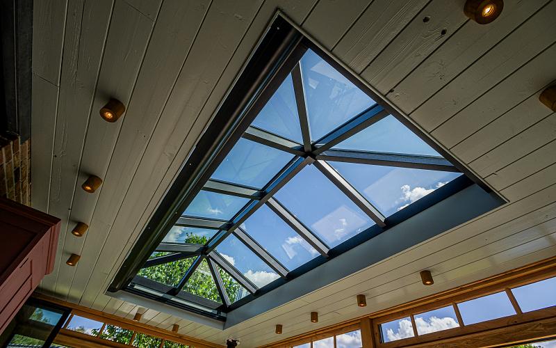 tuinkamer hout daklicht screens lunteren hr 6966